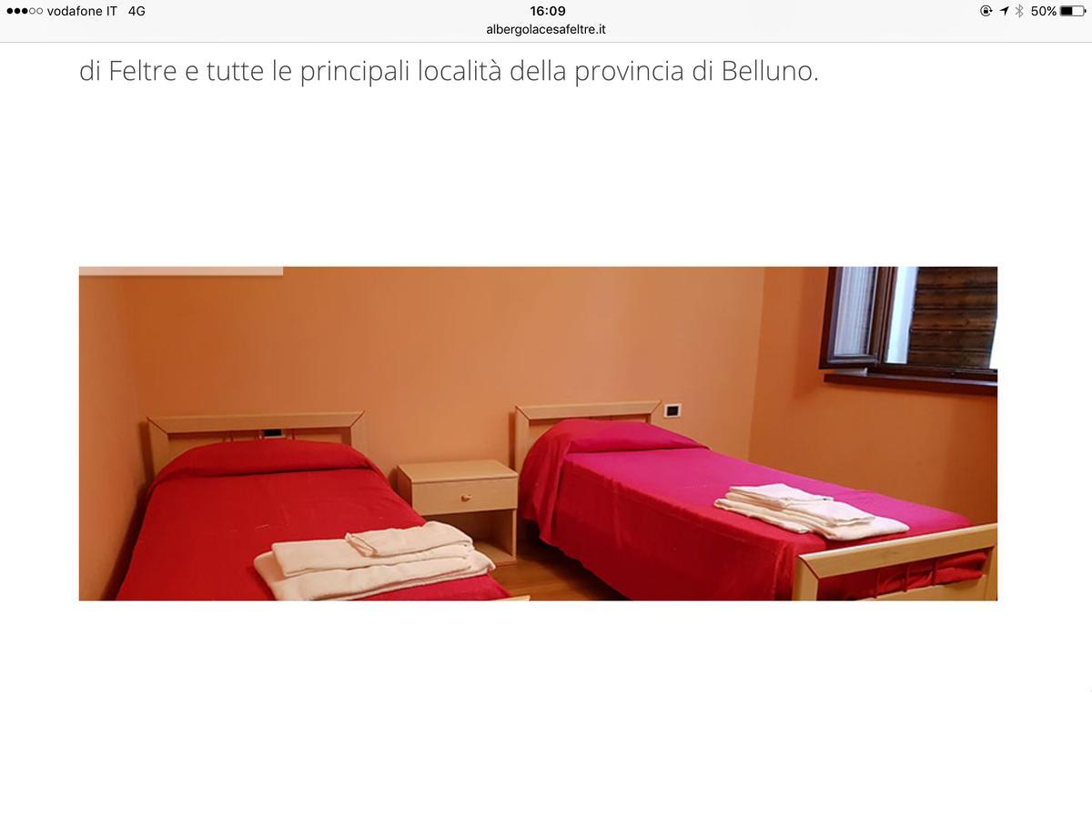 Albergo Alla Cesa Feltre Exterior foto